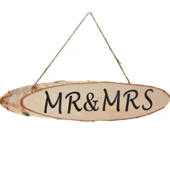 Decostar™ Wooden "MR & MRS" Sign