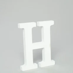 Decostar™ Wood Letter - H - 5"- 24 Pieces
