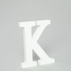 Decostar™ Wood Letter - K - 5"- 24 Pieces