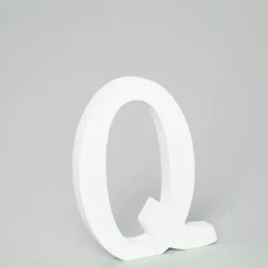 Decostar™ Wood Letter - Q - 5"- 24 Pieces