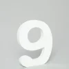 Decostar™ Wood Number 9 - 5"- 24 Pieces