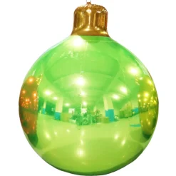 DELUXE Inflatable GIANT Christmas Ornament Kit (Includes Pump) - 3 Sizes / 12 Piece Kit!