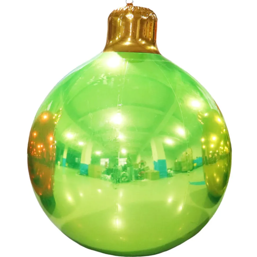 DELUXE Inflatable GIANT Christmas Ornament Kit (Includes Pump) - 3 Sizes / 12 Piece Kit!