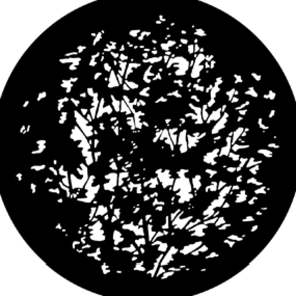 Dense Leaves 2 - Stock Gobo for Gobo Light Projectors - Choose your size!