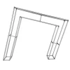 3D Tilted Rectangular Stand - 6.5ft