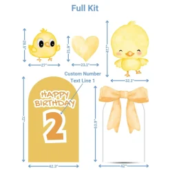 Duck Foam Core Birthday Backdrop Kit by PopScene™