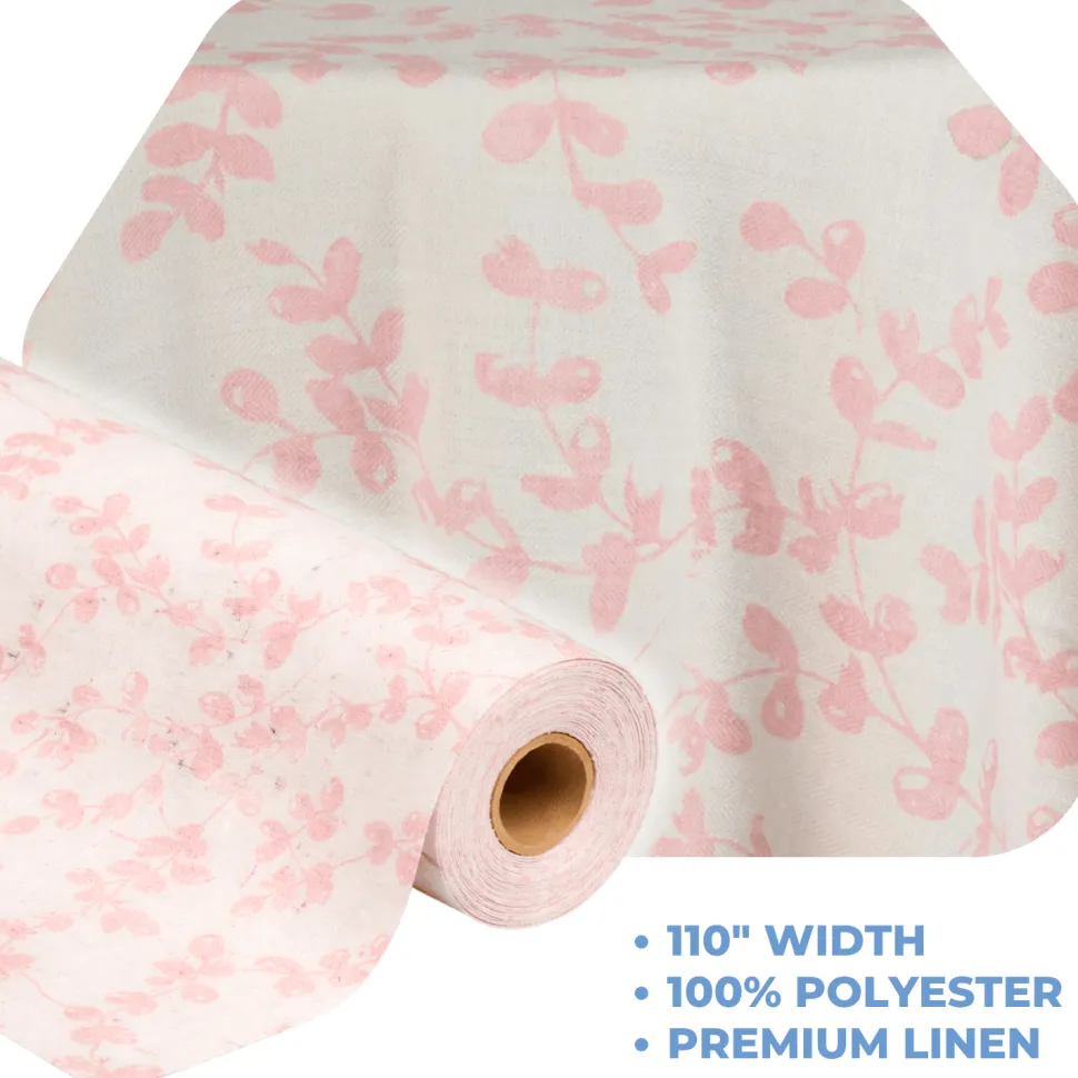 Dusty Rose Portofino by the Yard - 110" Width