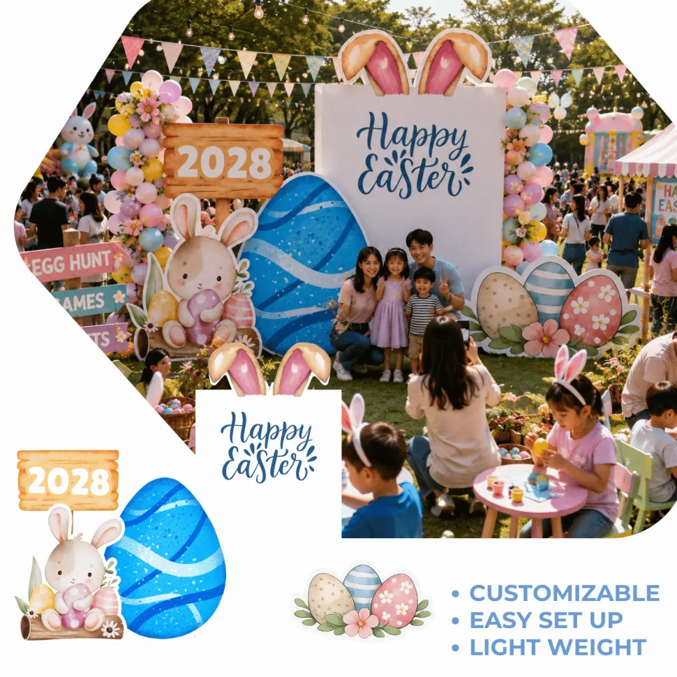 Easter Foam Core Birthday Backdrop Kit by PopScene™