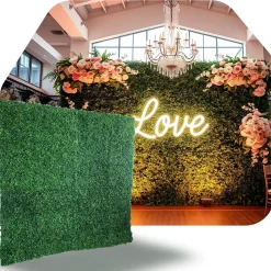 Economy Greenery Wall - Curtain Style - Easy Install! 8ft x 8ft