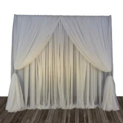 Economy 1 Panel Tone on Tone Curtain Backdrop 8ft Tall