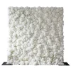 Economy White Mixed Floral Wall - Curtain Style - Easy Install! Select Size