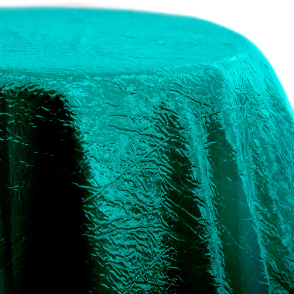 Emerald - *FR* Crushed Tergalet Tablecloth by Eastern Mills - Many Size Options