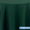 Emerald - Royal Slub Designer Tablecloth - Many Size Options