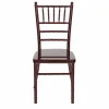 EnvyChair™ Elegant Aluminum Chiavari Chair Mahogany