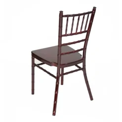 EnvyChair™ Elegant Aluminum Chiavari Chair Mahogany