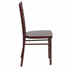 EnvyChair™ Elegant Aluminum Chiavari Chair Mahogany