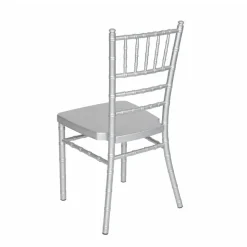EnvyChair™ Elegant Aluminum Chiavari Chair - Silver