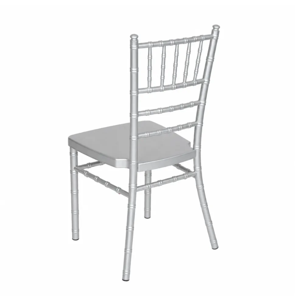 EnvyChair™ Elegant Aluminum Chiavari Chair - Silver