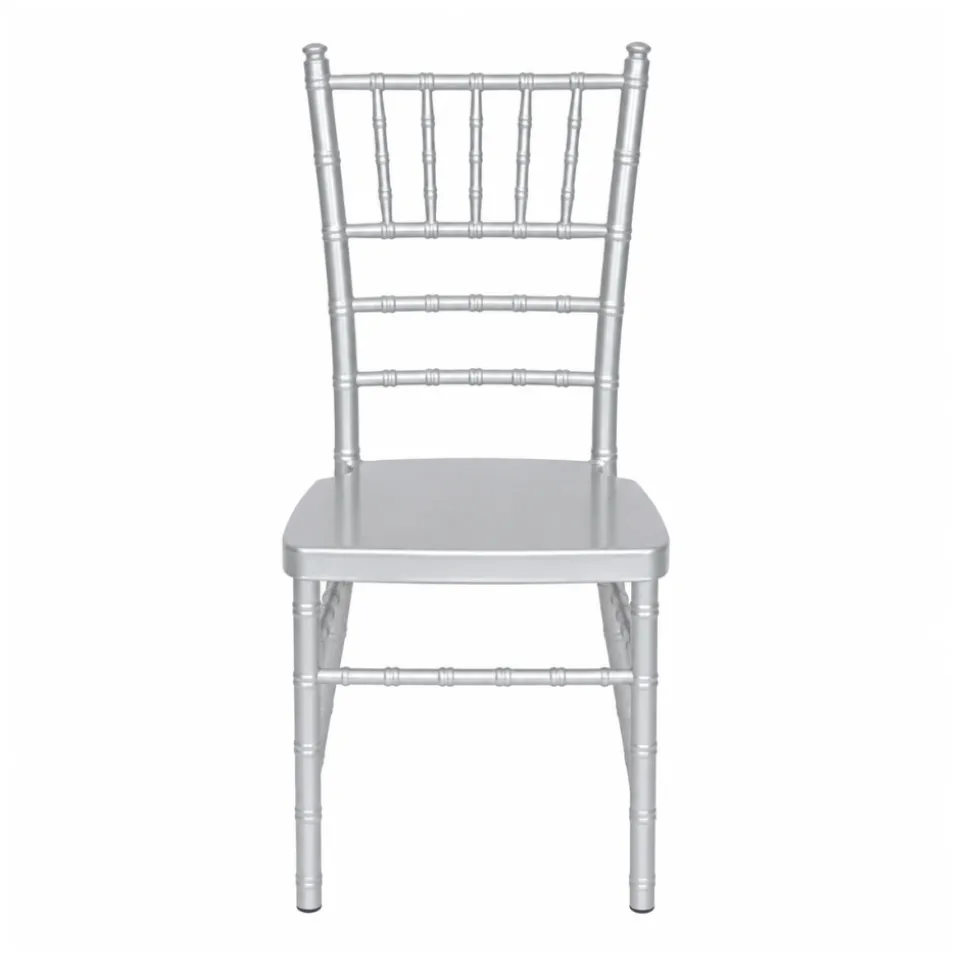 EnvyChair™ Elegant Aluminum Chiavari Chair - Silver