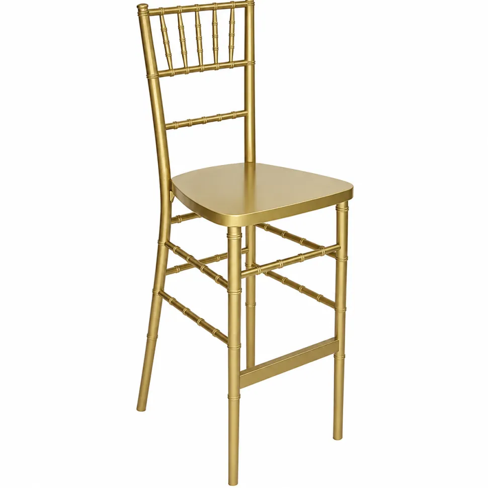EnvyChair™ Elegant Chiavari Bar Stool - Gold