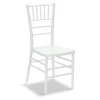 EnvyChair™ Elegant Monoblock Resin Chiavari Chair - White
