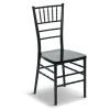 EnvyChair™ Elegant Monoblock Resin Chiavari Chair - Black