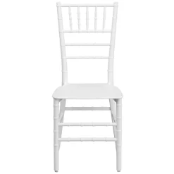 EnvyChair™ Elegant Resin Chiavari Chair with Premium Steel Frame - White