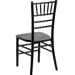 EnvyChair™ Elegant Resin Chiavari Chair with Premium Steel Frame - Black