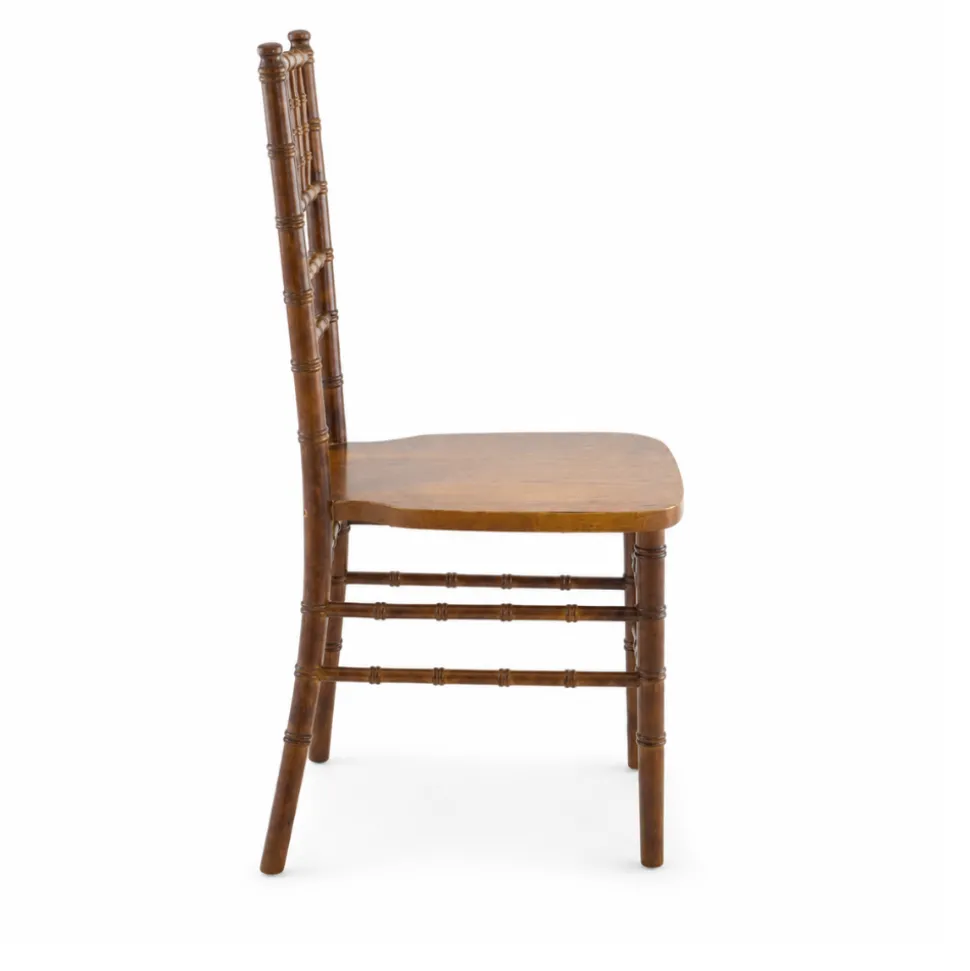 EnvyChair™ Elegant Wood Chiavari Chair - Light Fruitwood