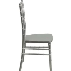 EnvyChair™ Elegant Wood Chiavari Chair - Silver