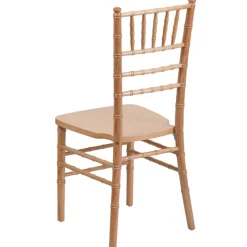 EnvyChair™ Elegant Wood Chiavari Chair - Natural Wood