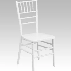 EnvyChair™ Elegant Wood Chiavari Chair - White