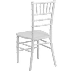 EnvyChair™ Elegant Wood Chiavari Chair - White