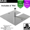 EZ and Pro Series - 16in x 14in Standard Duty 6" x 2" Base (Up to 8ft)
