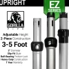 EZ Series - Adjustable Upright w/Slip-Lock (3ft-5ft)
