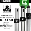 EZ Series - Adjustable Upright w/Slip-Lock (8ft-14ft)