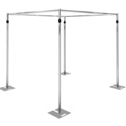 EZ Series 4-Post Canopy (Chuppah / Modern Mandap) - 6-10 Height