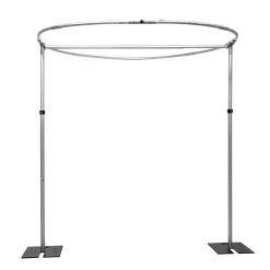 EZ Series Round 2-Post Canopy (Chuppah / Modern Mandap) - 6-10ft Height