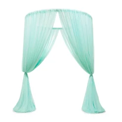 EZ Series Round 2-Post Canopy (Chuppah / Modern Mandap) - 6-10ft Height