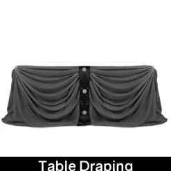FABRIC ONLY! Modern Theme Pro-Designed Backdrop or 4 Post Canopy Kit - 6ft-14ft Tall