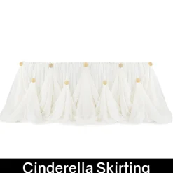FABRIC ONLY! Romantic Theme Pro-Designed Backdrop or 4 Post Canopy Kit - 6ft-14ft Tall