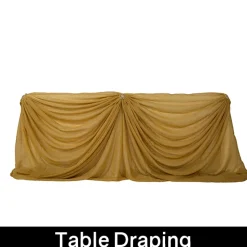 FABRIC ONLY! Traditional Theme Pro-Designed Backdrop or 4 Post Canopy Kit - 6ft-14ft Tall