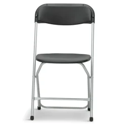 Feather XT™ Aluminum Plastic Folding Chair - 450 lb Capacity - Charcoal Grey
