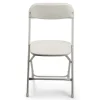 Feather XT™ Aluminum Plastic Folding Chair - 450 lb Capacity - White