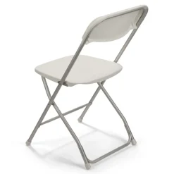 Feather XT™ Aluminum Plastic Folding Chair - 450 lb Capacity - White