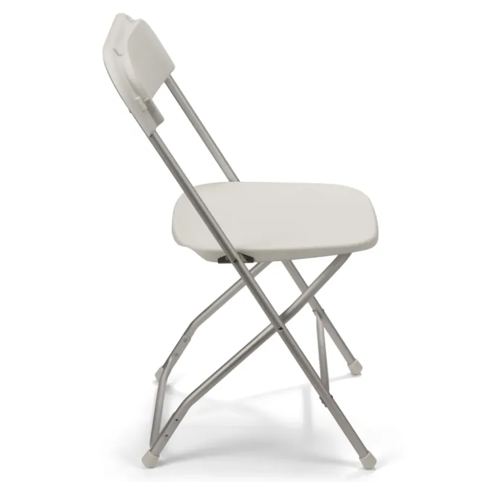 Feather XT™ Aluminum Plastic Folding Chair - 450 lb Capacity - White