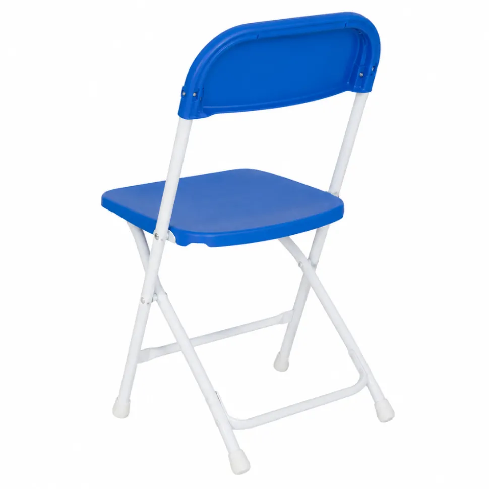 Feather XT™ Kid's Plastic Folding Chair - 220 lb Capacity - Blue
