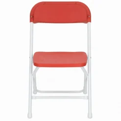 Feather XT™ Kid's Plastic Folding Chair - 220 lb Capacity - Red