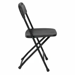 Feather XT™ Kid's Plastic Folding Chair - 220 lb Capacity - Black