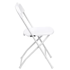 Feather XT™ Plastic Folding Chair - 630 lb Capacity - White